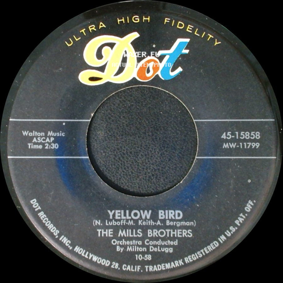 The Mills Brothers - Yellow Bird / Baby Clementine side A
