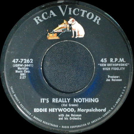 Eddie Heywood, Harpsichord / Eddie Heywood - It's Really Nothing / Haiti Lady side A