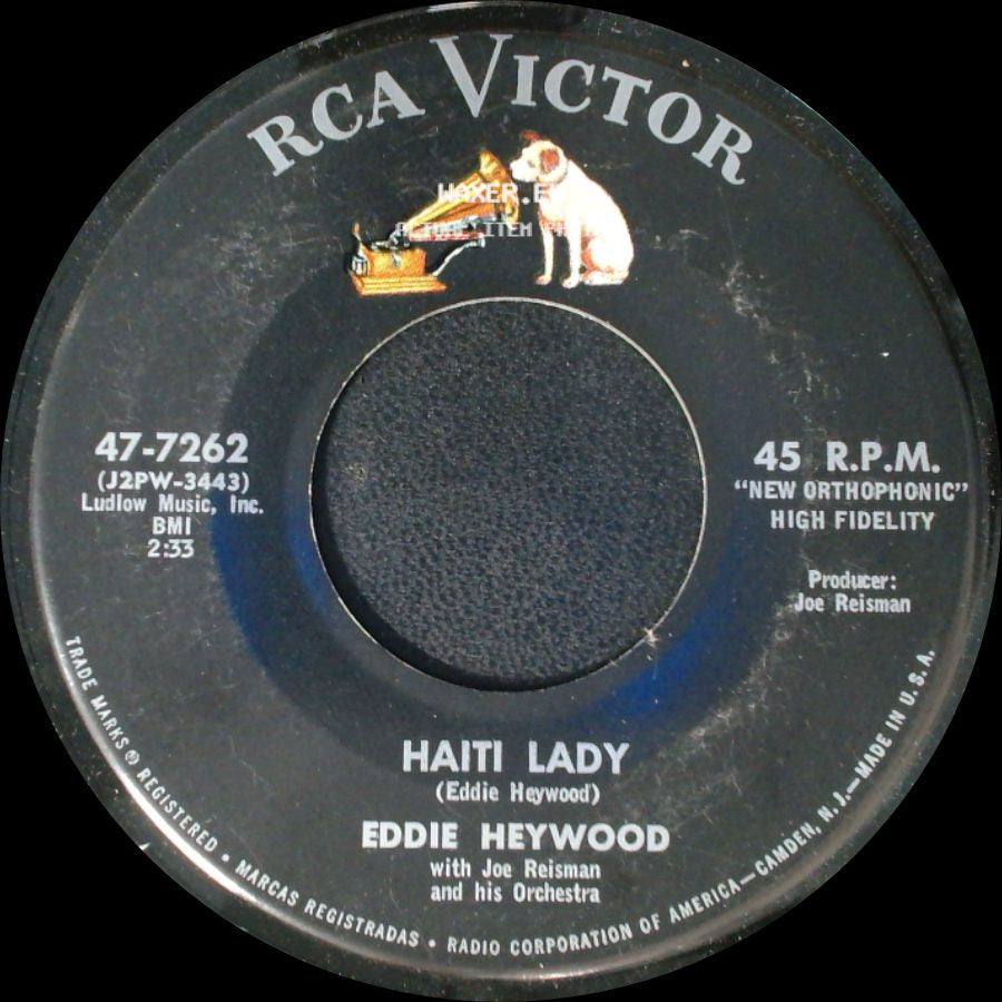 Eddie Heywood, Harpsichord / Eddie Heywood - It's Really Nothing / Haiti Lady side B