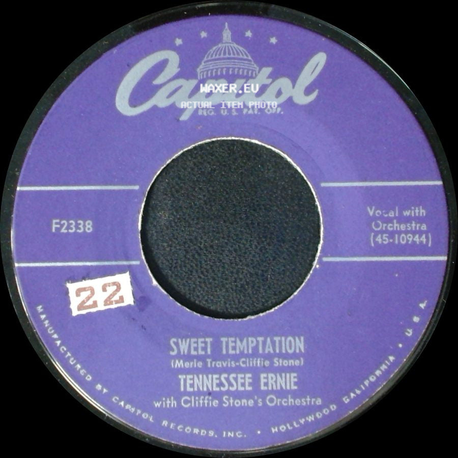 Tennessee Ernie - Sweet Temptation / I Don't Know side A