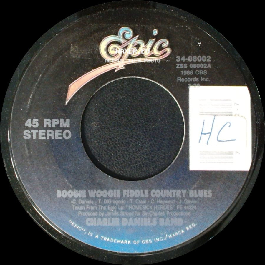 Charlie Daniels Band - Boogie Woogie Fiddle Country Blues / Working Man You Got It All side A