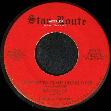 Jess Couch And The Country Caravan - Charlotte From Charlotte / Midnight Special side A