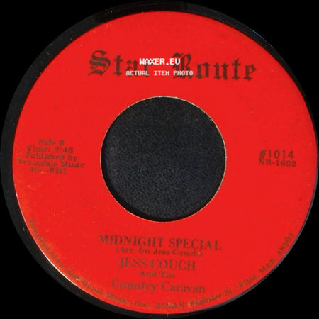 Jess Couch And The Country Caravan - Charlotte From Charlotte / Midnight Special side B