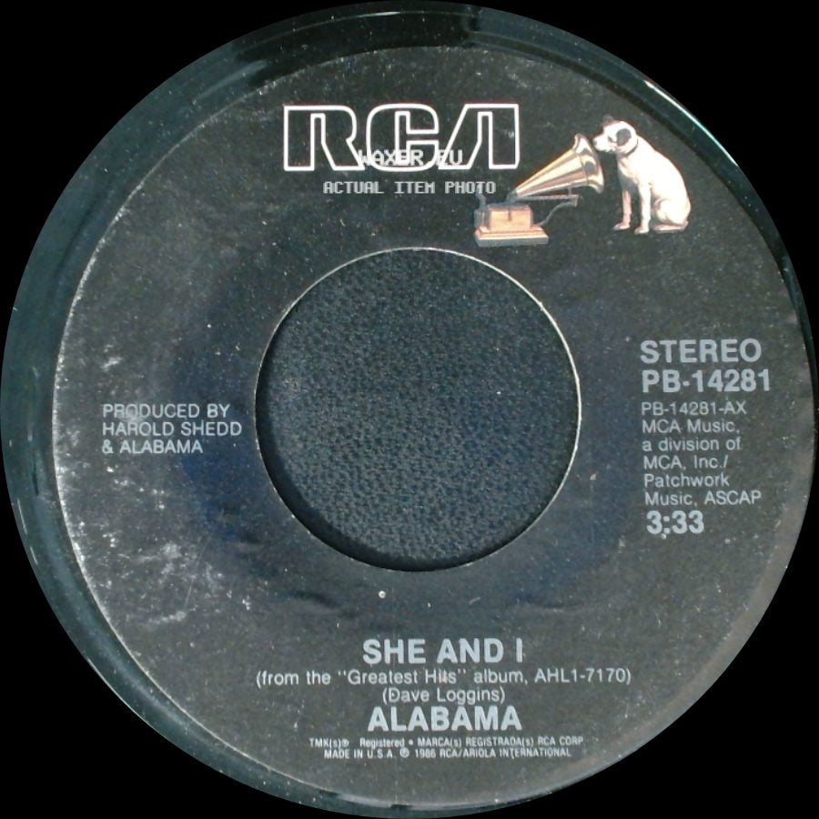 Alabama - She And I / The Fans side A
