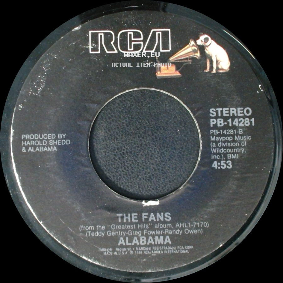 Alabama - She And I / The Fans side B