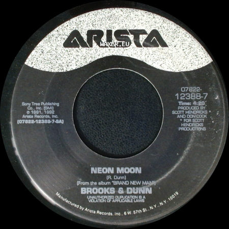 Brooks & Dunn - Cheating On The Blues / Neon Moon side B
