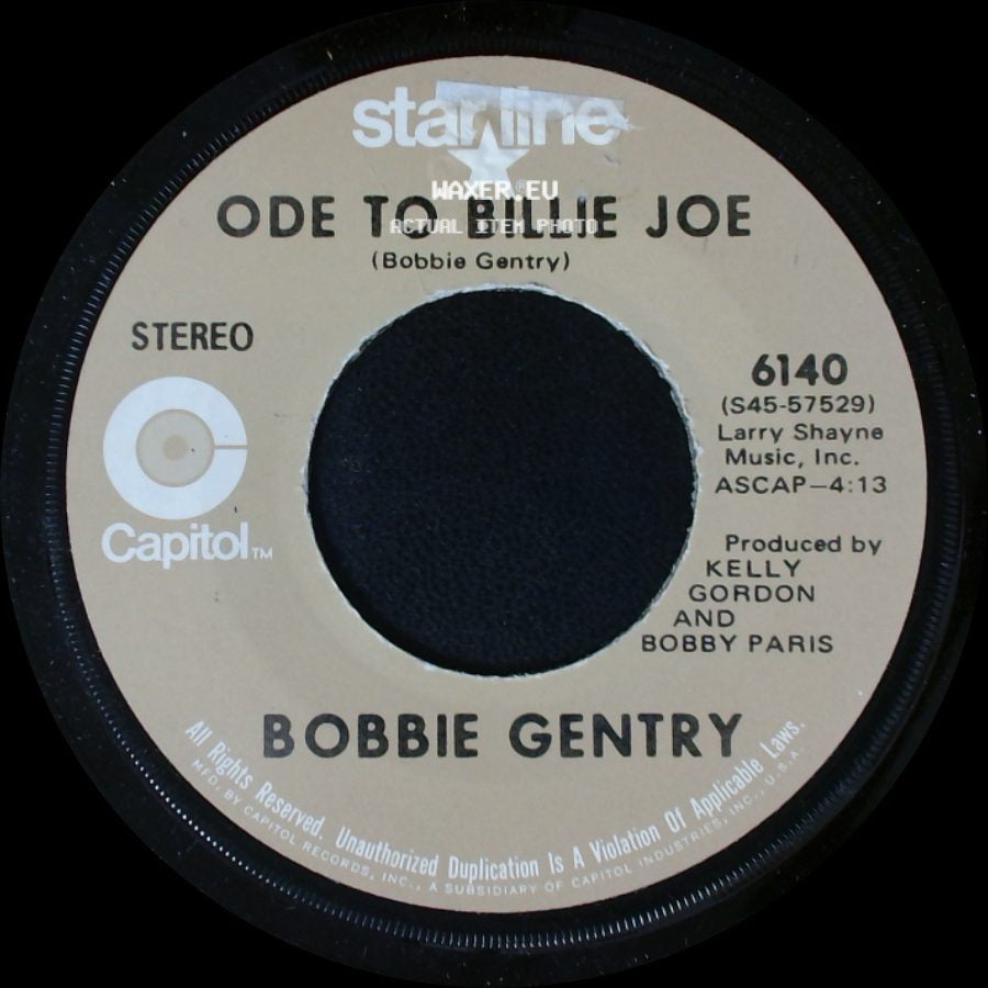Bobbie Gentry - Ode To Billie Joe / Mississippi Delta side A