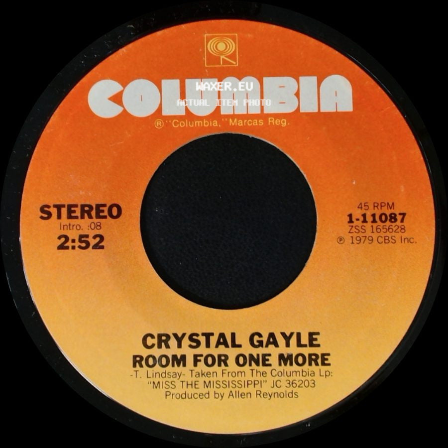 Crystal Gayle - Room For One More / Half The Way side A