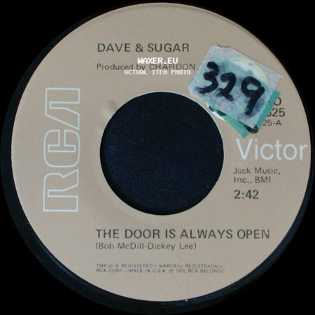 Dave & Sugar - The Door Is Always Open / Late Nite Country Lovin' Music side A