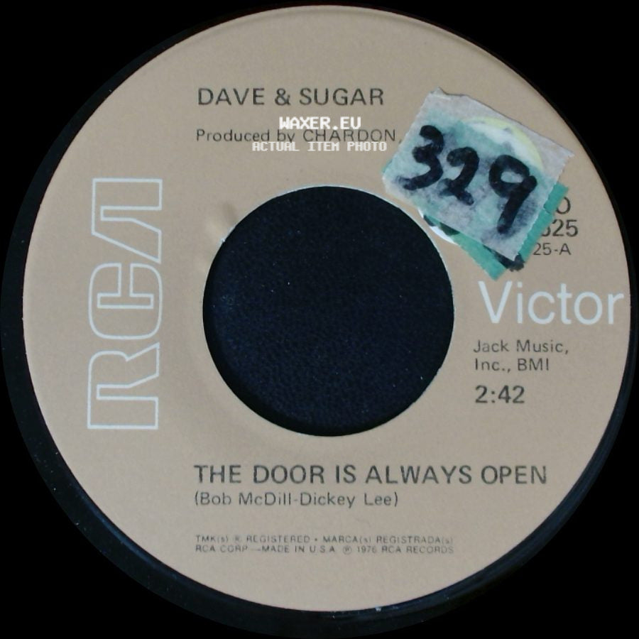 Dave & Sugar - The Door Is Always Open / Late Nite Country Lovin' Music side A