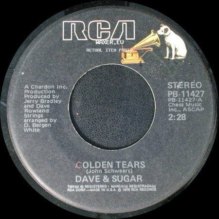 Dave & Sugar - Feel Like A Little Love / Golden Tears side B