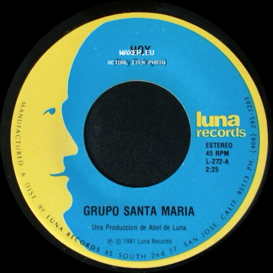 Grupo Santa Maria - Una Vez Mas / Hoy side B