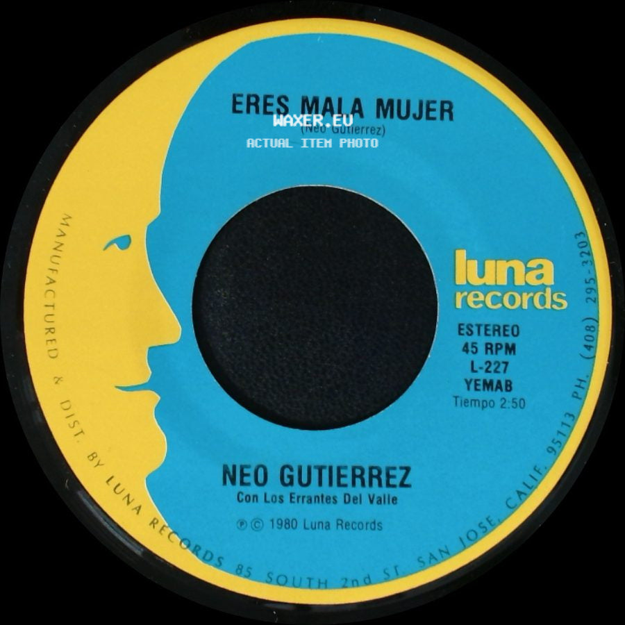 Neo Gutierrez - Mi Amigo Ricardo / Eres Mala Mujer side B