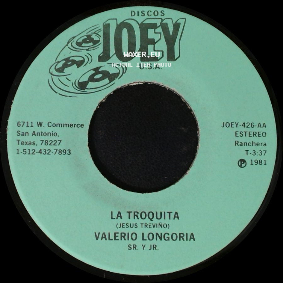 Valerio Longoria Sr. Y Jr. - Dame Dame / La Troquita side B