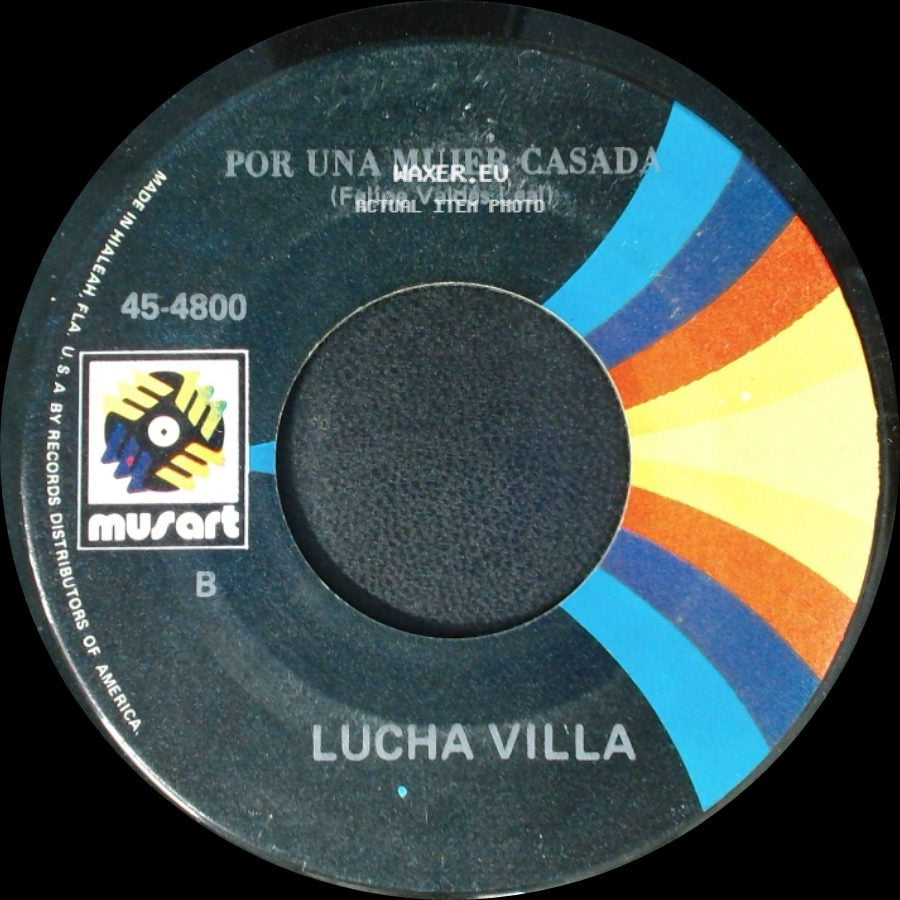 Lucha Villa - Que Se Junten Nuestros Brazos / Por Una Mujer Casada side B