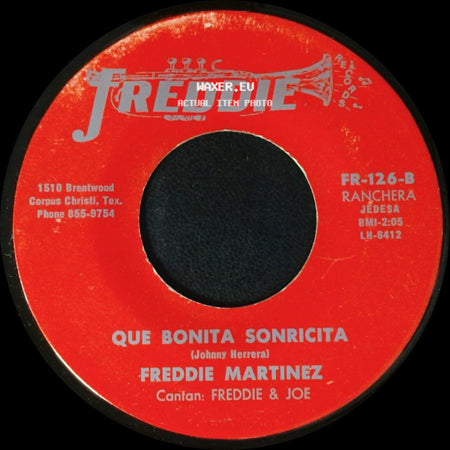 Freddie Martinez - Ilusion De Primavera / Que Bonita Sonricita side B
