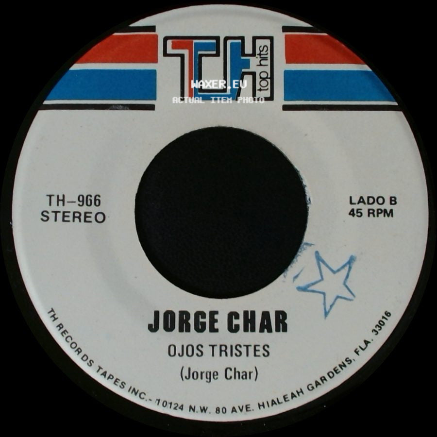 Jorge Char - Un Señor Llamado Tiempo / Ojos Tristes side B