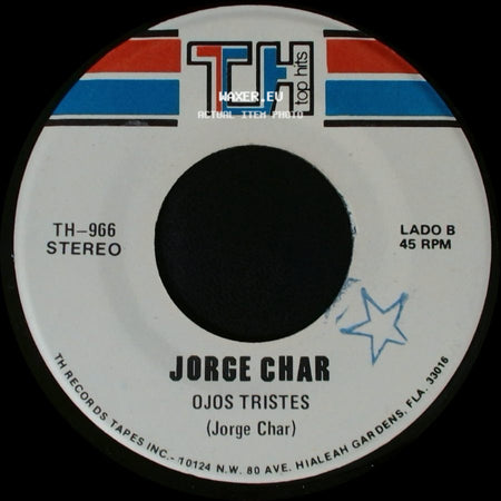 Jorge Char - Un Señor Llamado Tiempo / Ojos Tristes side B