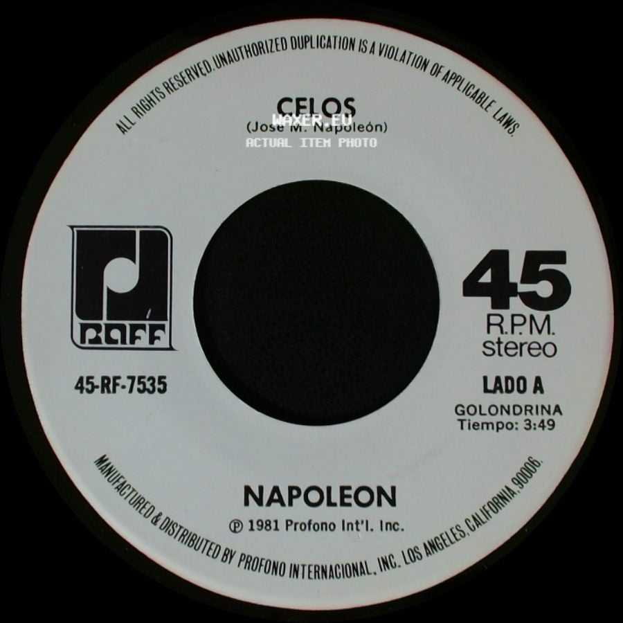 Napoleon - Celos / Ay Amor side A