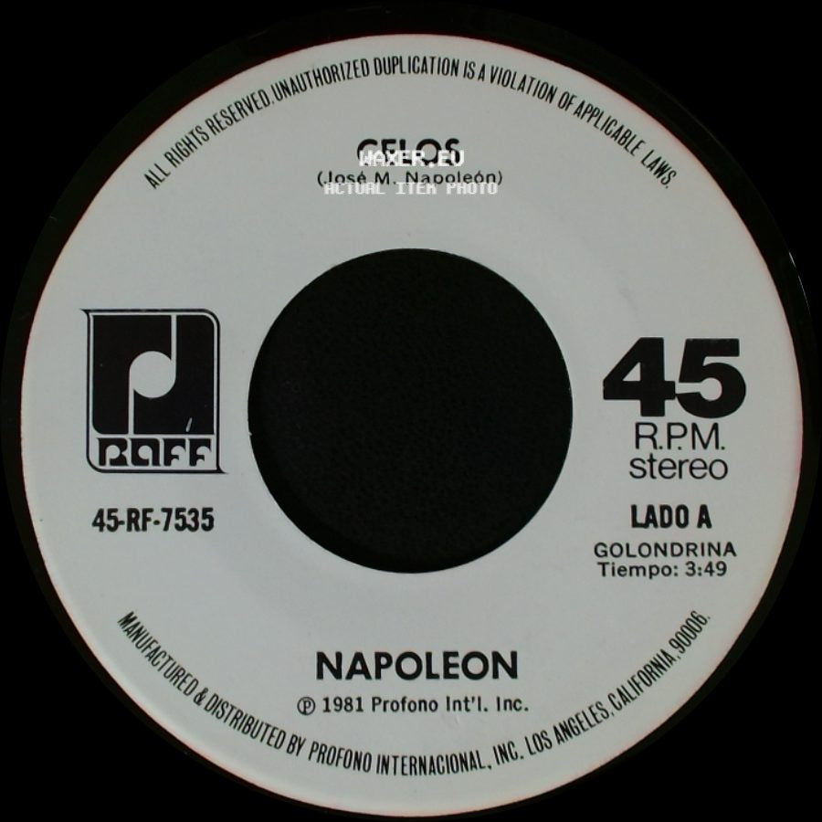 Napoleon - Celos / Ay Amor side A