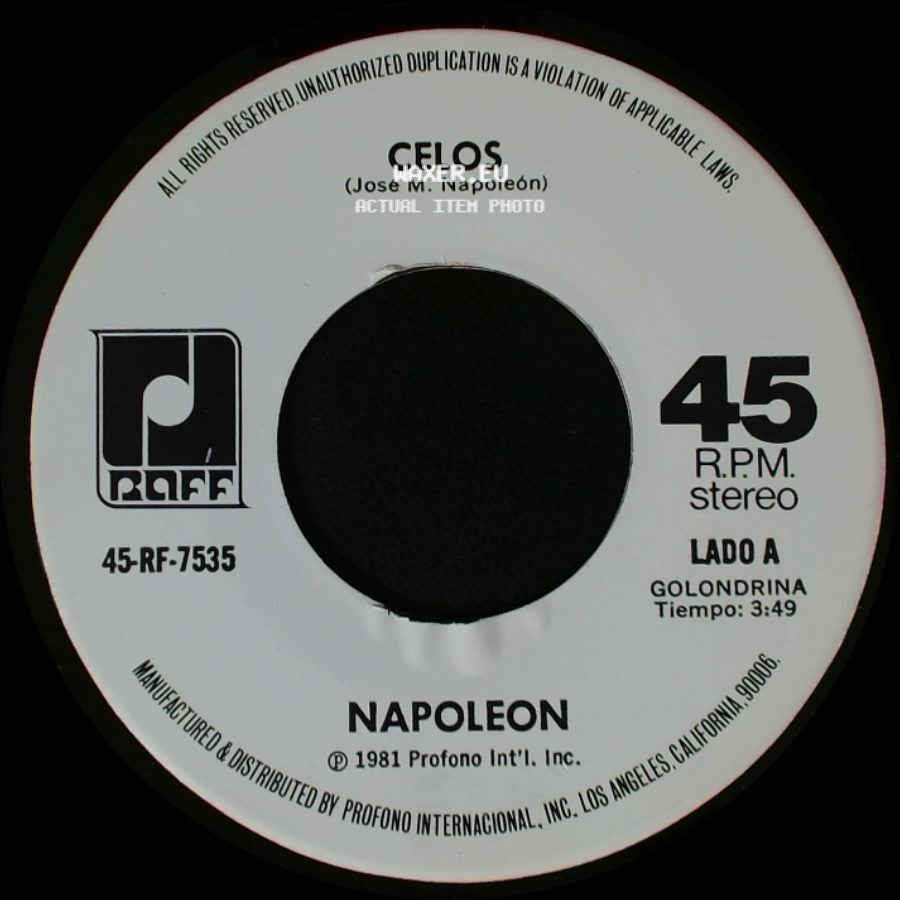 Napoleon - Celos / Ay Amor side A