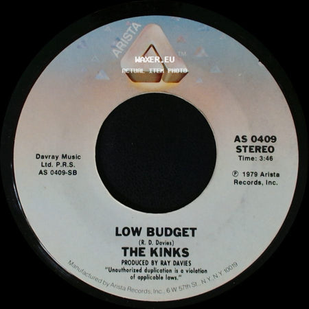 The Kinks - Low Budget / (Wish I Could Fly Like) Superman side A