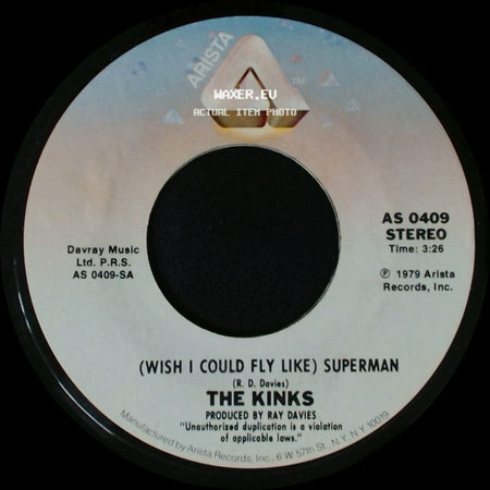 The Kinks - Low Budget / (Wish I Could Fly Like) Superman side B