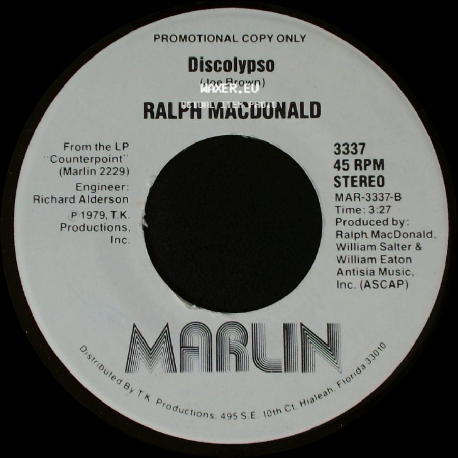 Ralph Macdonald - I Need Someone / Discolypso side B