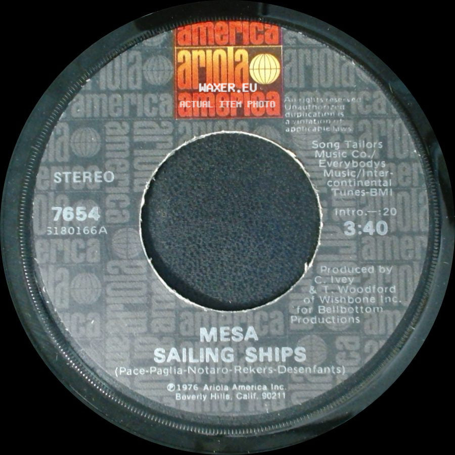 Mesa - City Lights / Sailing Ships side B