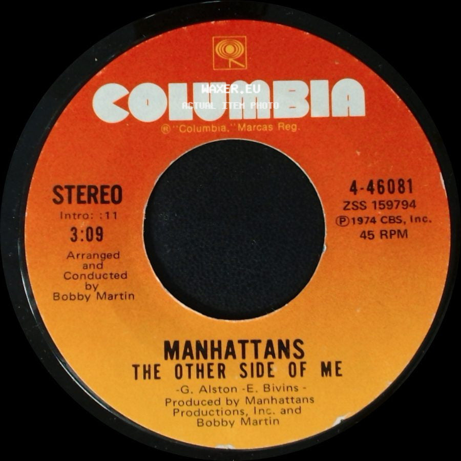 Manhattans - Summertime In The City / The Other Side Of Me side B
