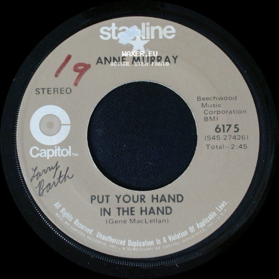 Anne Murray - Put Your Hand In The Hand / Snowbird side A