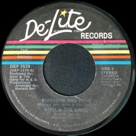 Kool & The Gang - Love And Understanding (Come Together) / Sunshine And Love side B