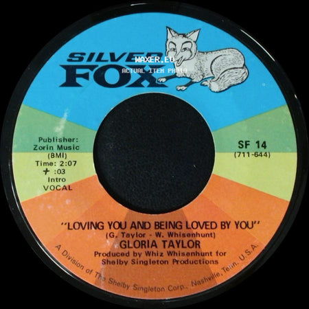 Gloria Taylor - You Got To Pay The Price / Loving You And Being Loved By You side B