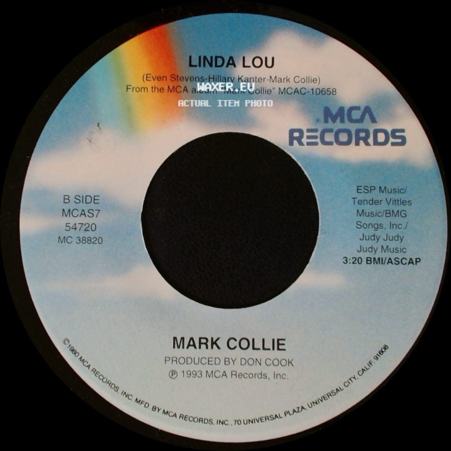 Mark Collie - Something's Gonna Change Her Mind / Linda Lou side B