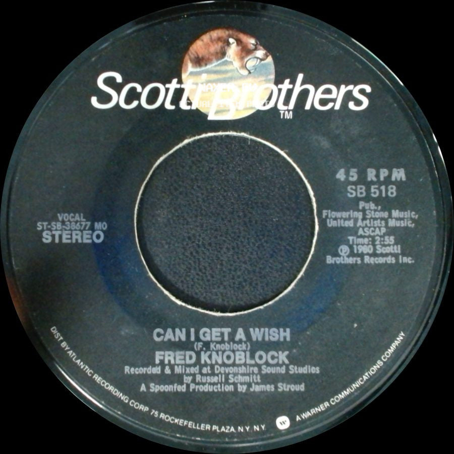 Fred Knoblock - Why Not Me / Can I Get A Wish side B