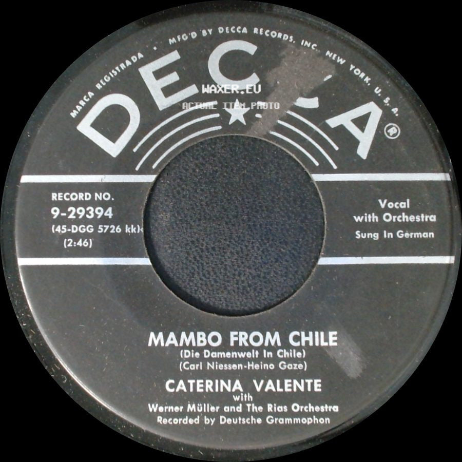 Caterina Valente - Mambo From Chile / Malaguena side A