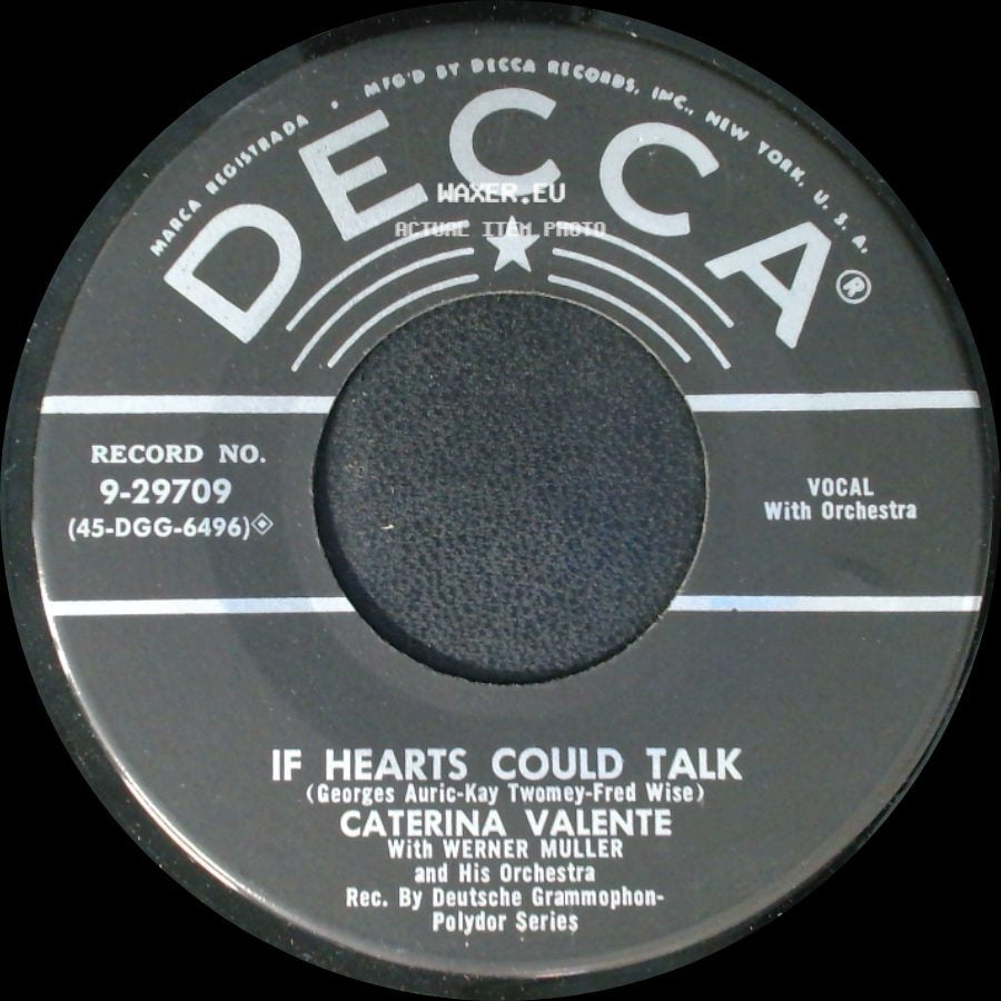 Caterina Valente - Fiesta Cubana / If Hearts Could Talk side B