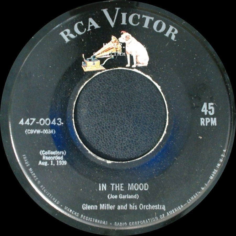 Glenn Miller And His Orchestra - In The Mood / A String Of Pearls side A