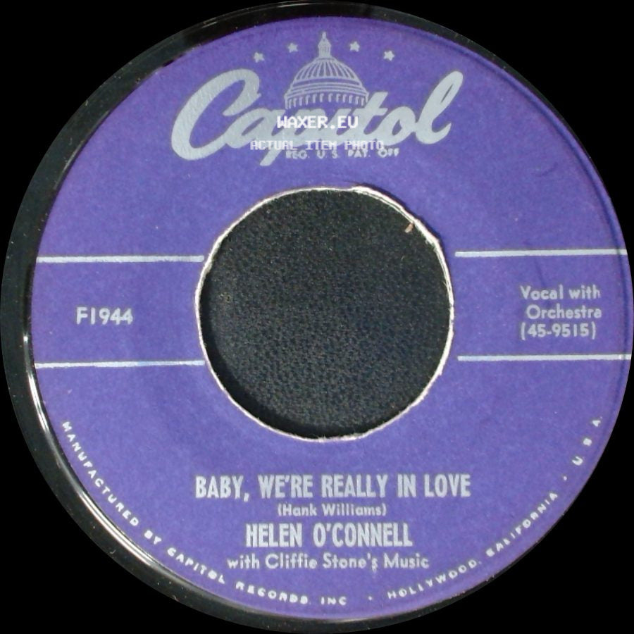 Helen O'connell - Come What May / Baby, We're Really In Love side B