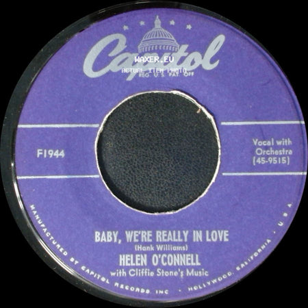Helen O'connell - Come What May / Baby, We're Really In Love side B
