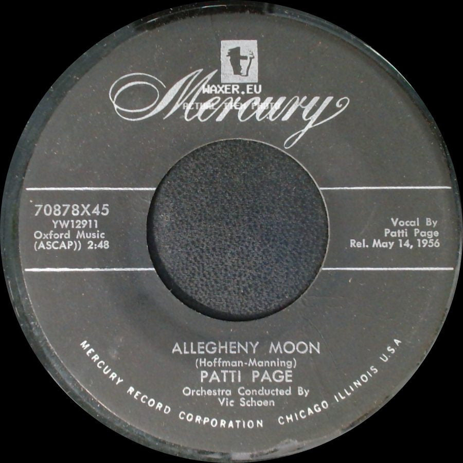 Patti Page - Allegheny Moon / The Strangest Romance side A