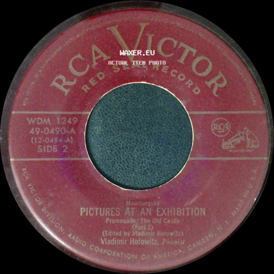 Vladimir Horowitz - Pictures At An Exhibition / Pictures At An Exhibition side B
