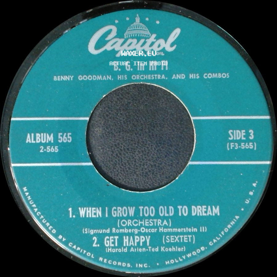 Benny Goodman, His Orchestra, And His Combos - B. G. In Hi Fi / 1. Stompin' At The Savoy (Orchestra) / 2. What Can I Say After I Say I'm Sorry? (Trio) side A