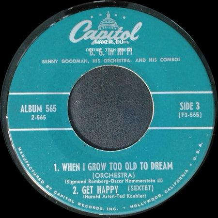 Benny Goodman, His Orchestra, And His Combos - B. G. In Hi Fi / 1. Stompin' At The Savoy (Orchestra) / 2. What Can I Say After I Say I'm Sorry? (Trio) side A
