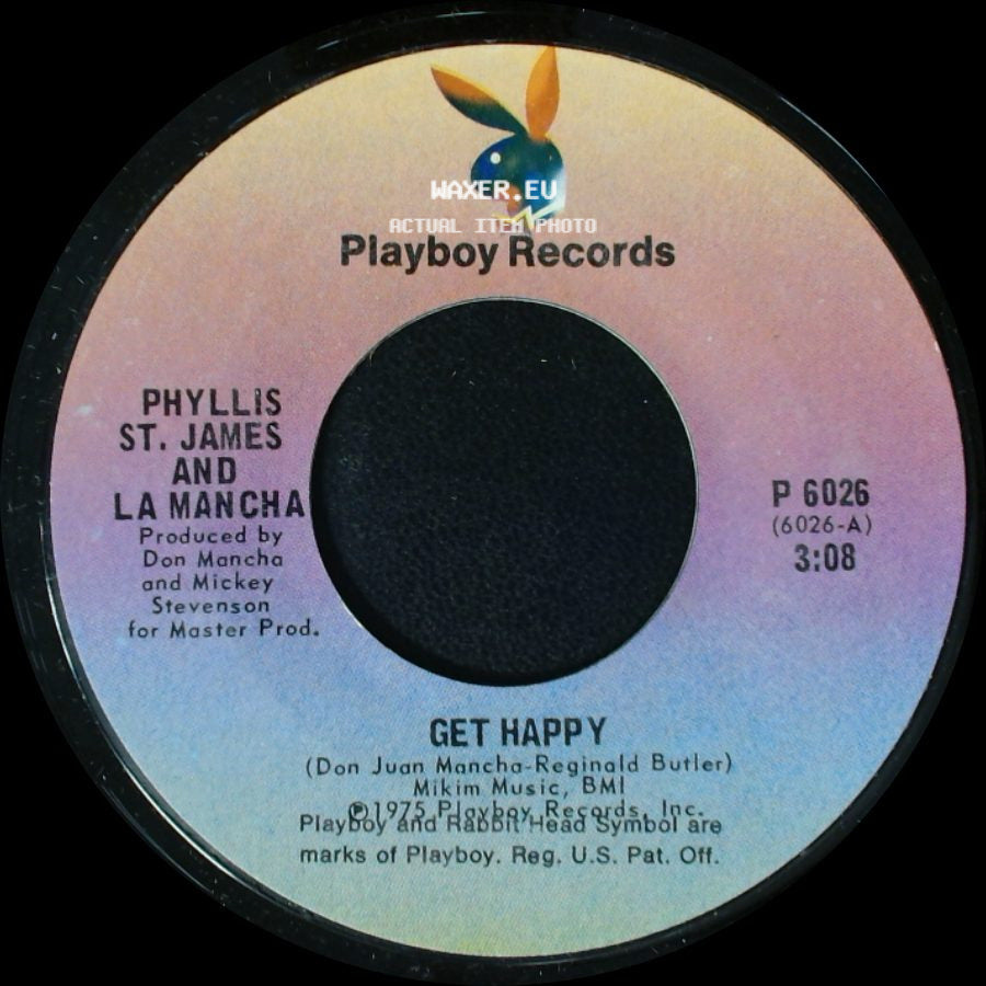 Phyllis St. James And La Mancha - Get Happy / Peace In Mind side A