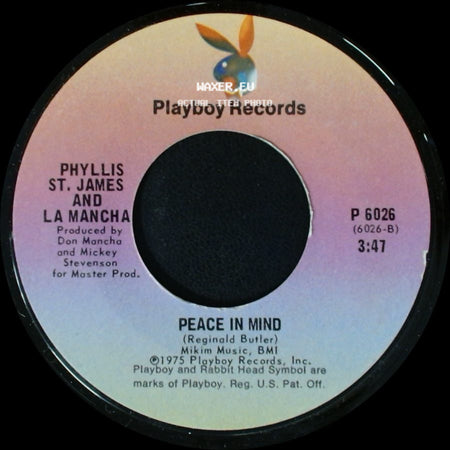 Phyllis St. James And La Mancha - Peace In Mind / Get Happy side A