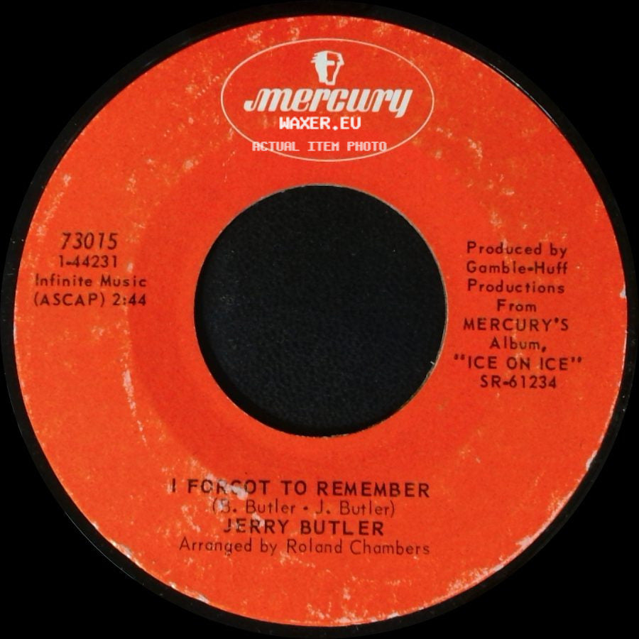 Jerry Butler - Got To See If I Can't Get Mommy (To Come Back Home) / I Forgot To Remember side B