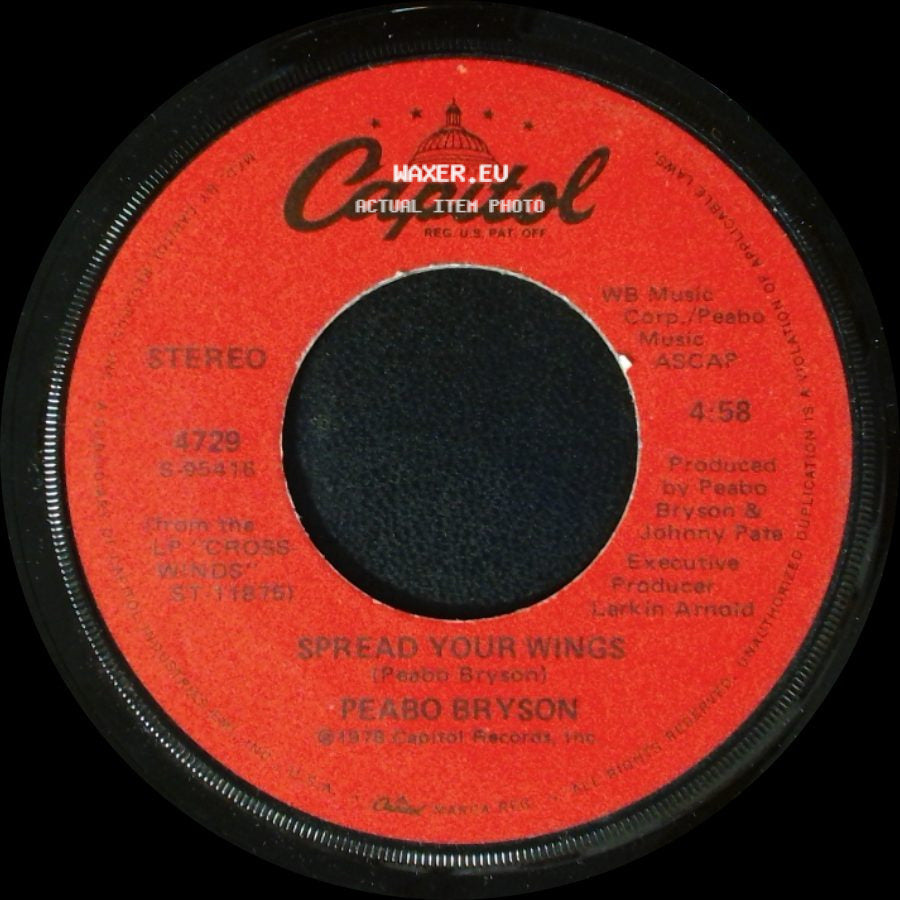 Peabo Bryson - She's A Woman / Spread Your Wings side B