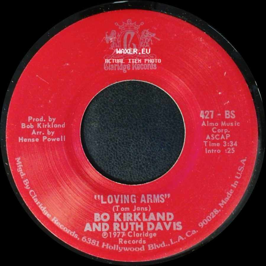 Bo Kirkland And Ruth Davis - That's The Way The Wind Blows / Loving Arms side B