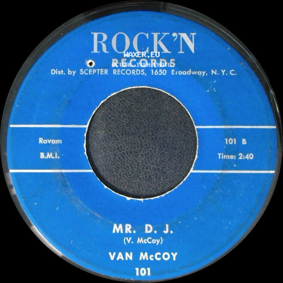 Van Mccoy - Mr. D. J. / Never Trust A Friend side A